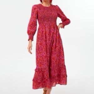 Tuckernuck Red Smocked Classic Dress